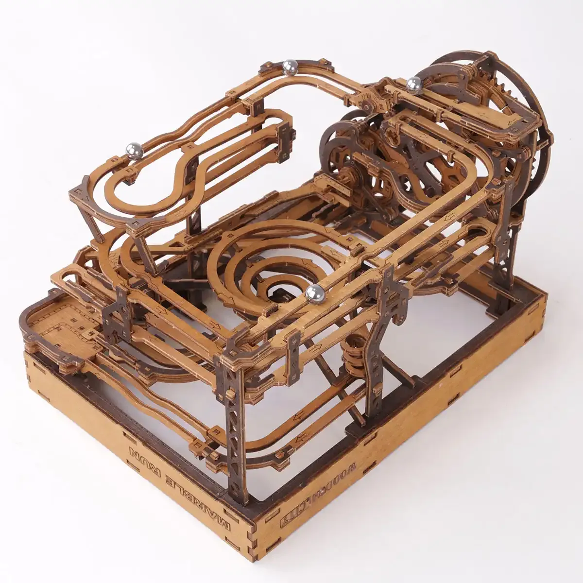 3D Wooden Marble Run Model Puzzle - Challenge - Image 4