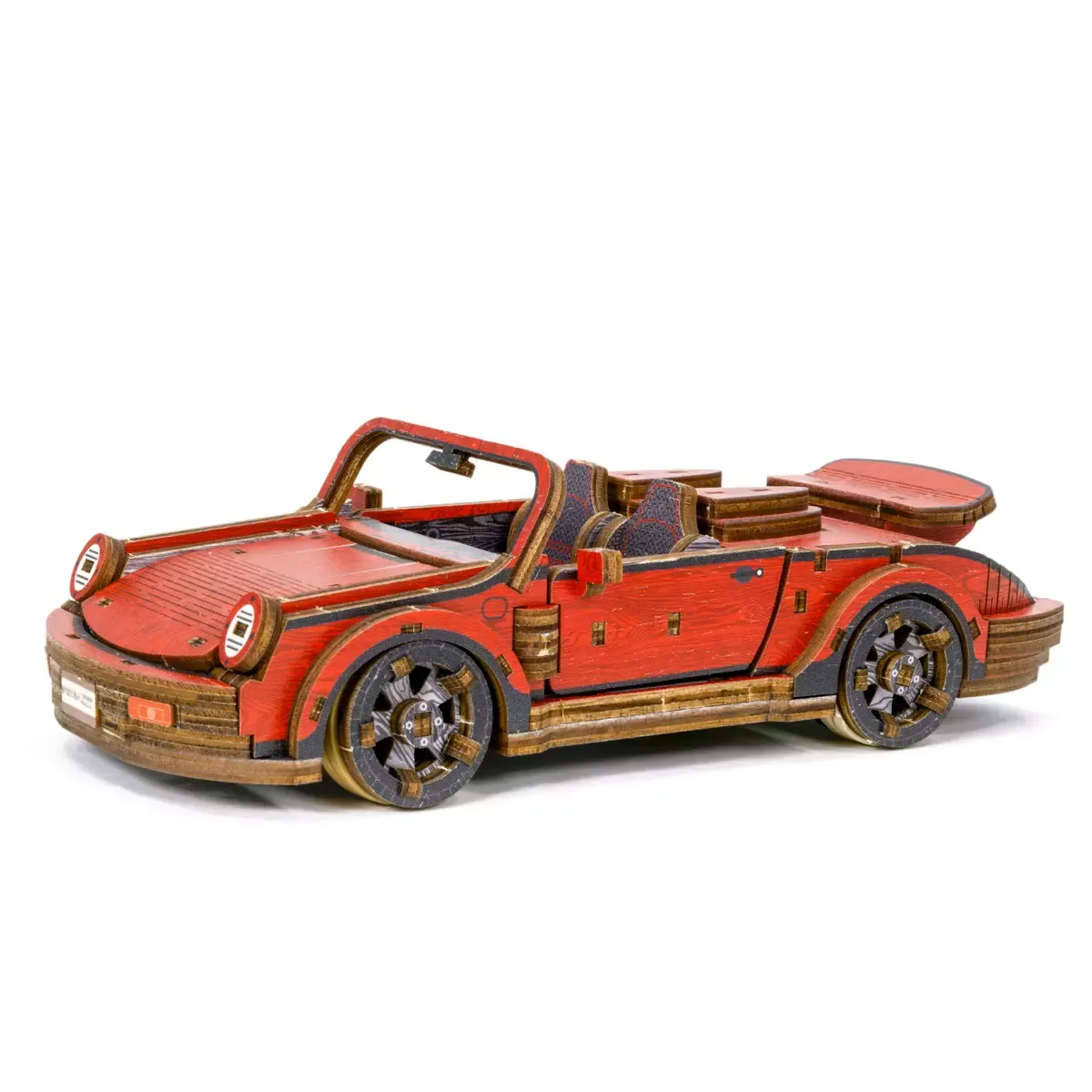 3D Wooden Car Model Puzzle - Sport Car Design